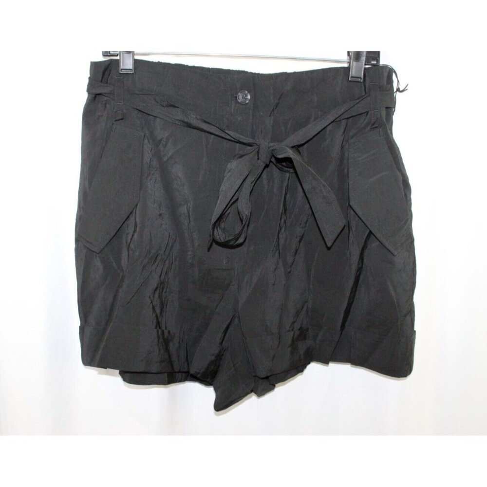 NWT Maison d'Amelie Womens Black Modal Blend Shorts 12